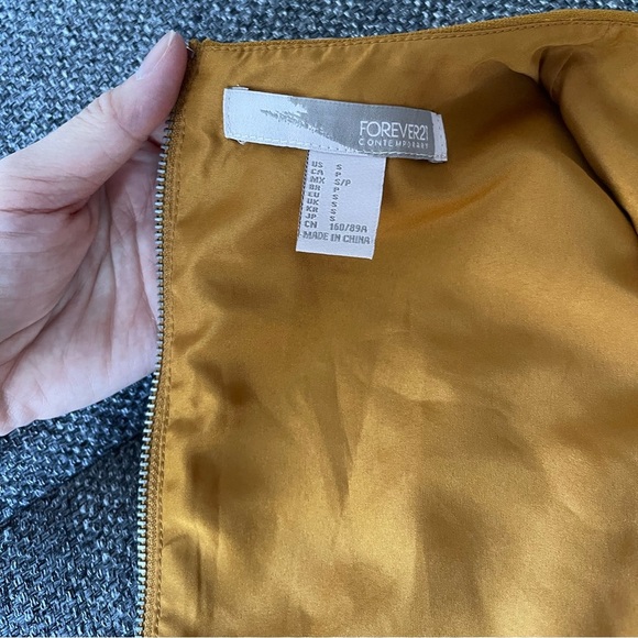 3/22 🧡 Yellow mustard tie bow cami top - Picture 5 of 5